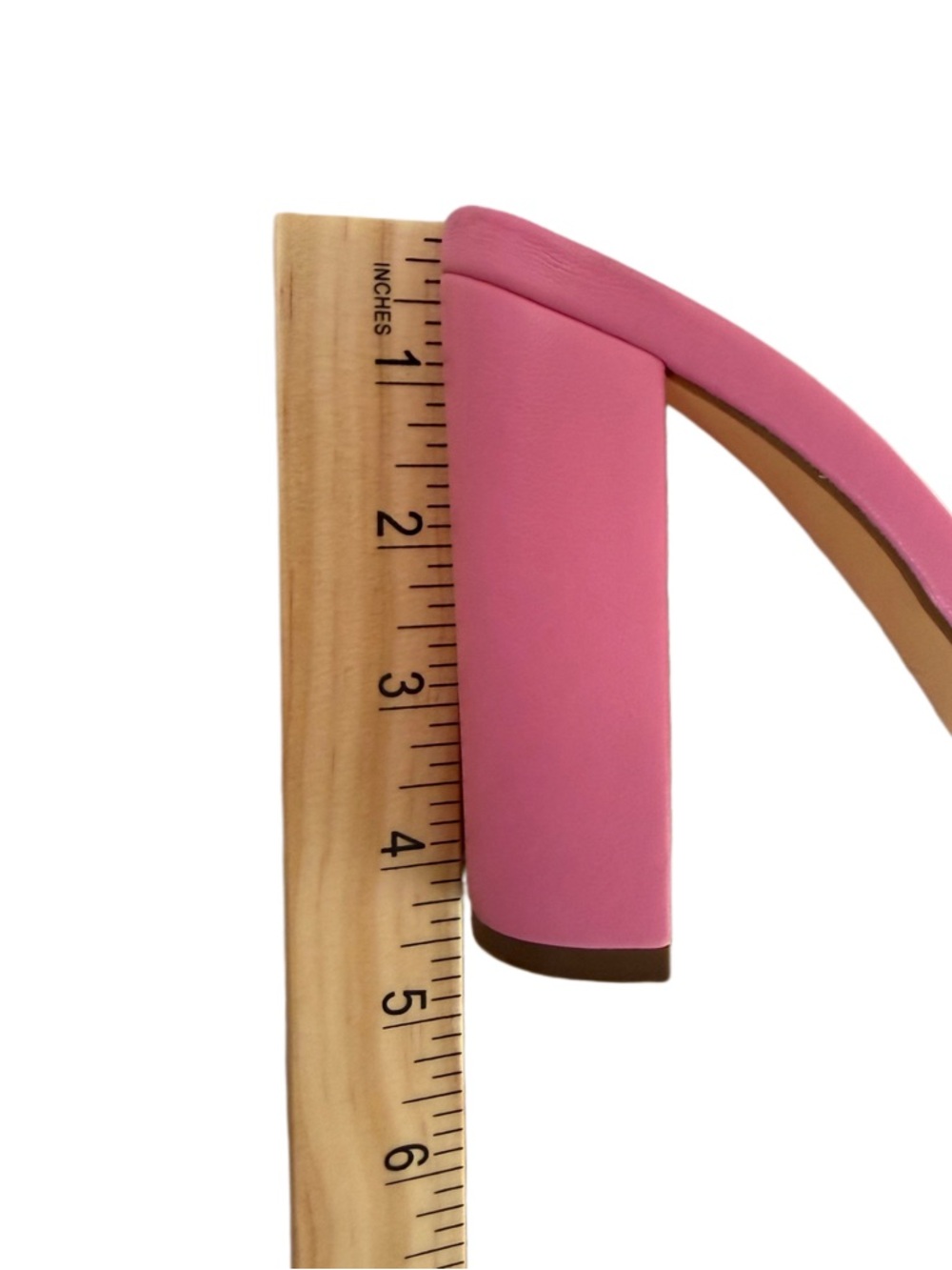 Liliana Pink Braided Square Toe Block Heel Mule Size 6 Beach Vacay Colorful - Picture 7 of 9